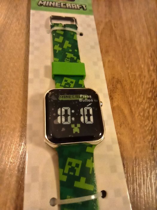 Zegarek Minecraft dziecięcy dziecko cyfrowy