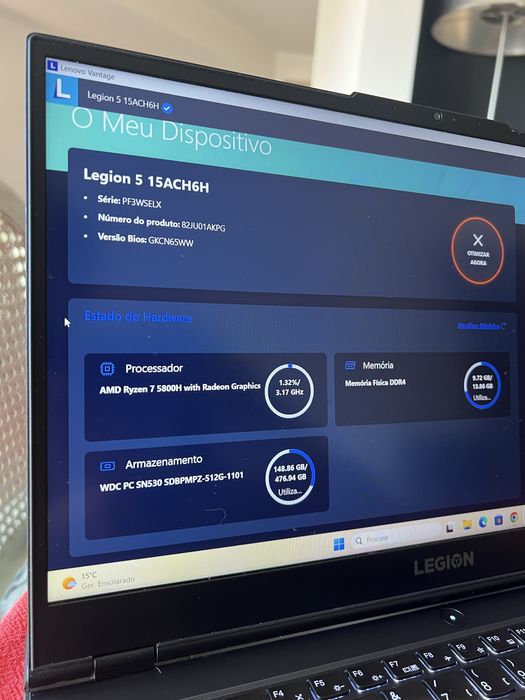 Portátil Gaming - Lenovo Legion 5 (RTX 3060)