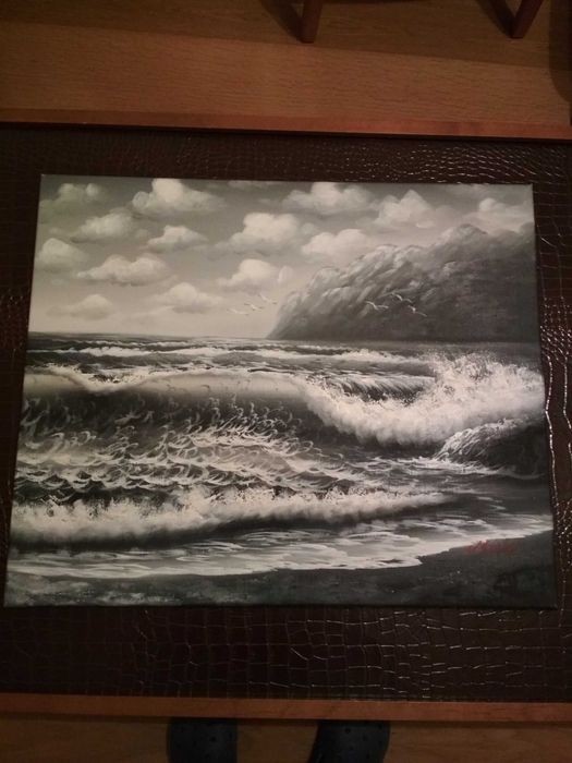 Quadro do mar em bom estado