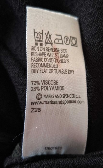 Marks & Spencer Bluzka damska z wiskozy r. 40/42