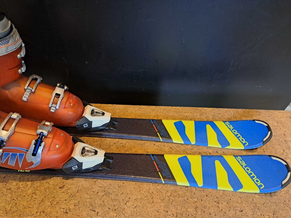komplet narty Salomon X Race JR 120 cm + buty Tecnica 37 -38