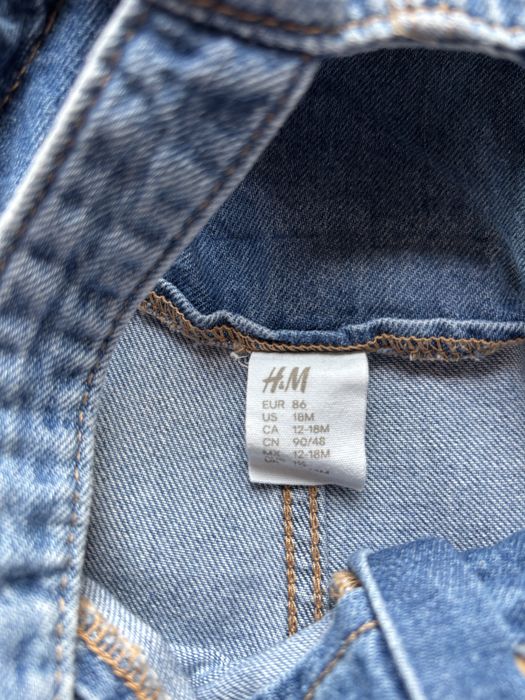 Jeansowe ogrodniczki H&M