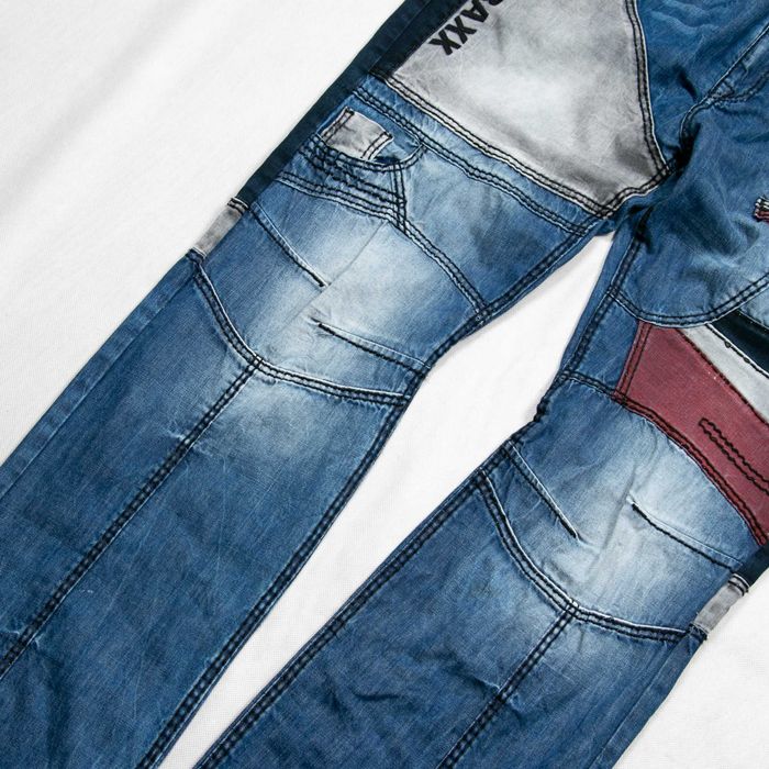 Cipo&Baxx patchwork spodnie jeansowe 44/36us XXL