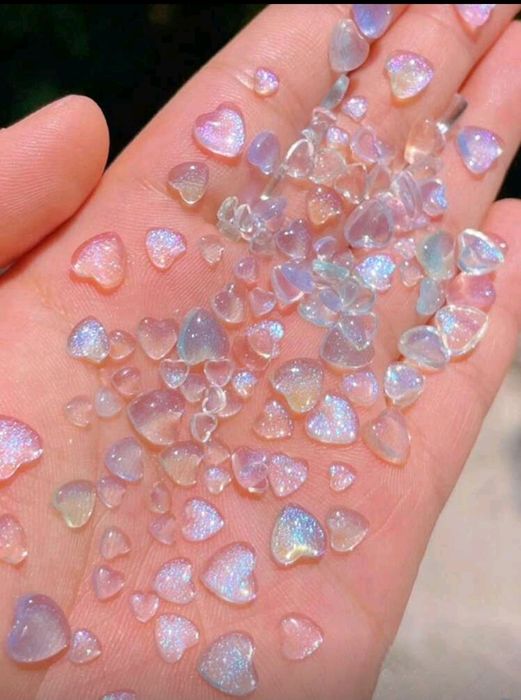 10 sztuk serduszka do paznokci ozdoby 3d manicure