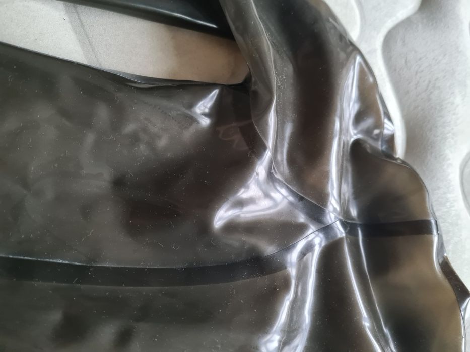 Przeźroczysty lateksowy top libidex latex latexowy