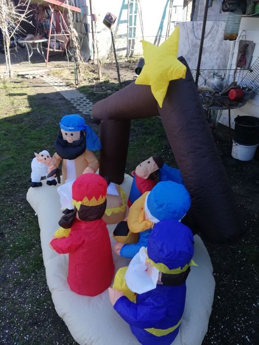 Szopka Bozonarodzeniowa pompowana