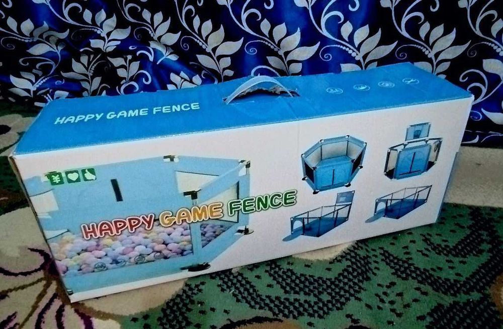 Детский манеж для развития - сухой бассейн для детских игр, для шаров