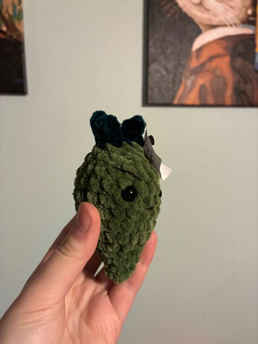 Pluszowe warzywo na szydełku - papryczka jalapeno