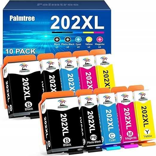 Tusze 202 XL Do Drukarki EKSPRESSION EPSON XP-6000 XP-6005 XP-6100 XP-6105