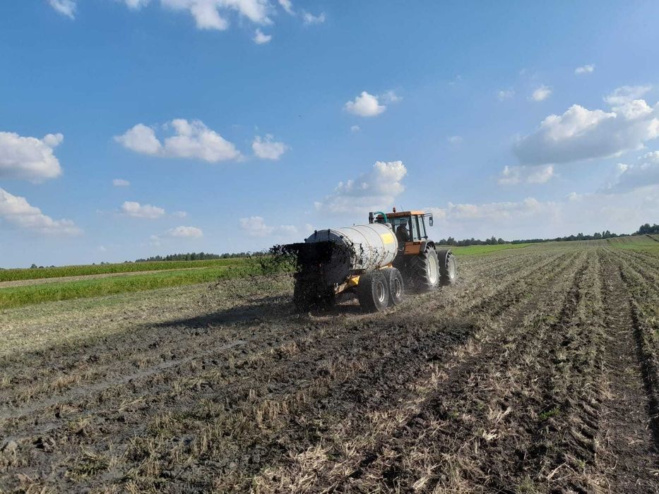 Usługa wynajem beczki nawożenie pól polewaczka nawóz poferment bufor