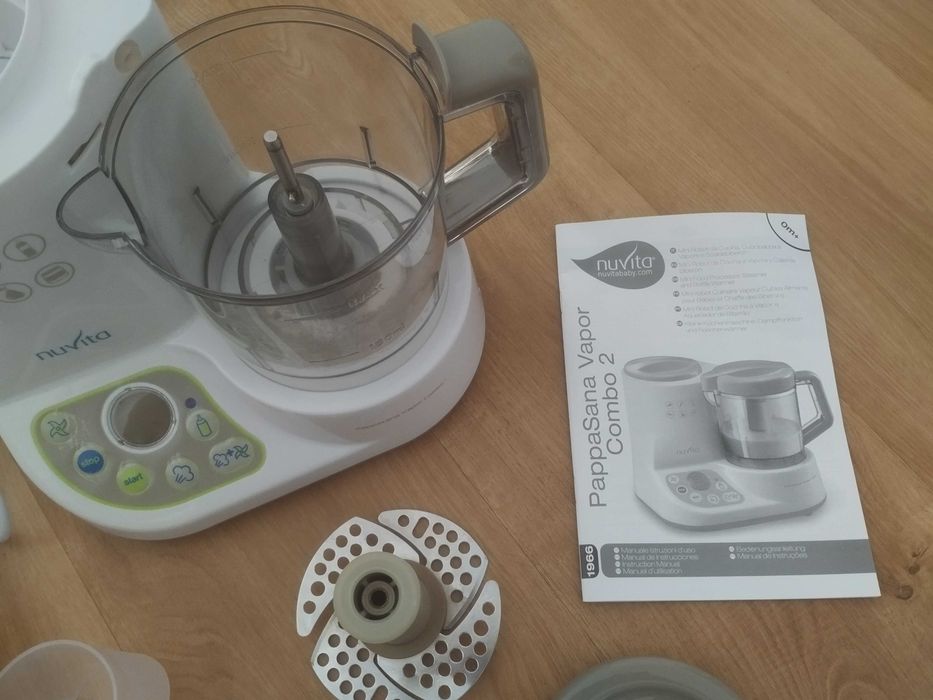Processador de Alimentos Nuvita Pappasana | Vapor Combo 6 em 1