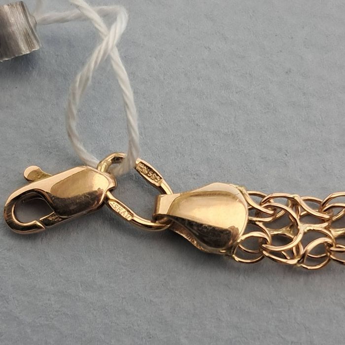 Золотой браслет 5,16 грамм 18 см Золотий браслет Золото 585