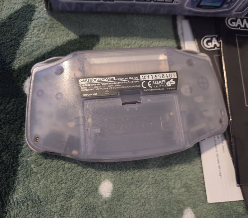 Gameboy Advance Glacier em caixa + 7 jogos