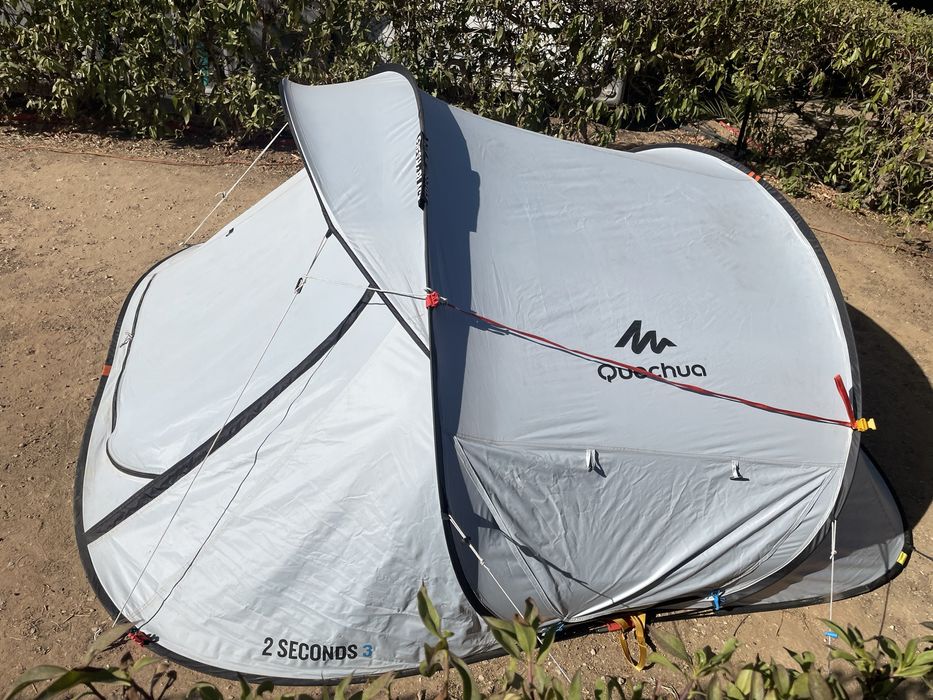 Tenda de campismo - 2 SECONDS - FRESH&BLACK - 3 pessoas