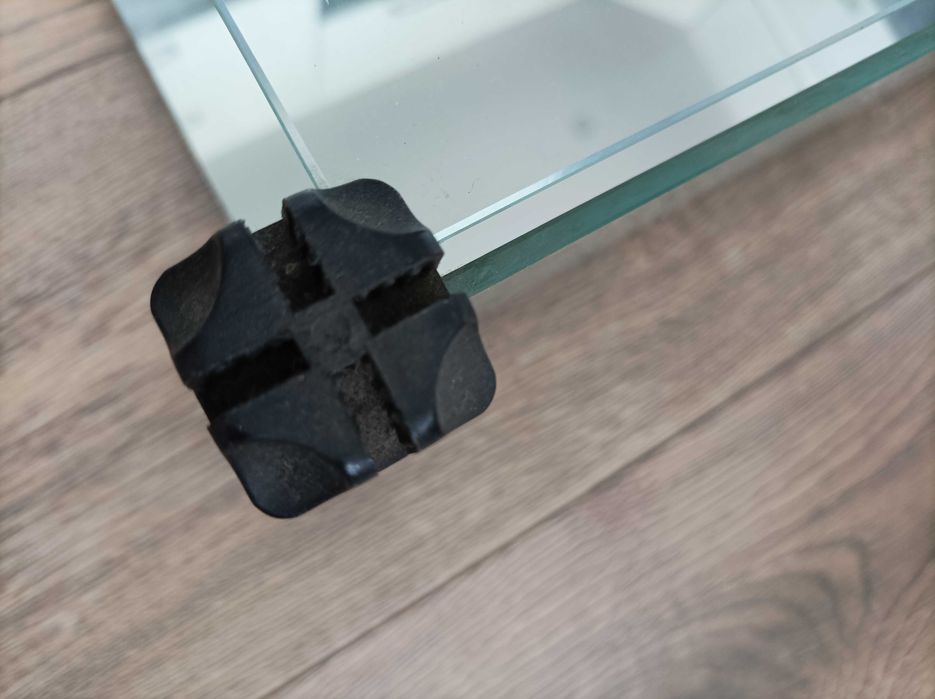 Witrynka szklana z lustrem