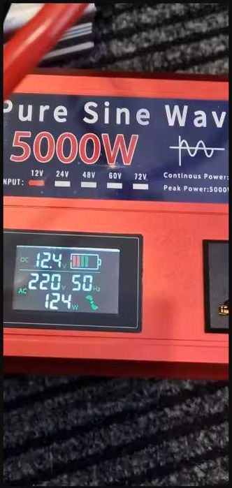 Інвертор 5000W Вт 12 В 220 Преобразователь Инвертор