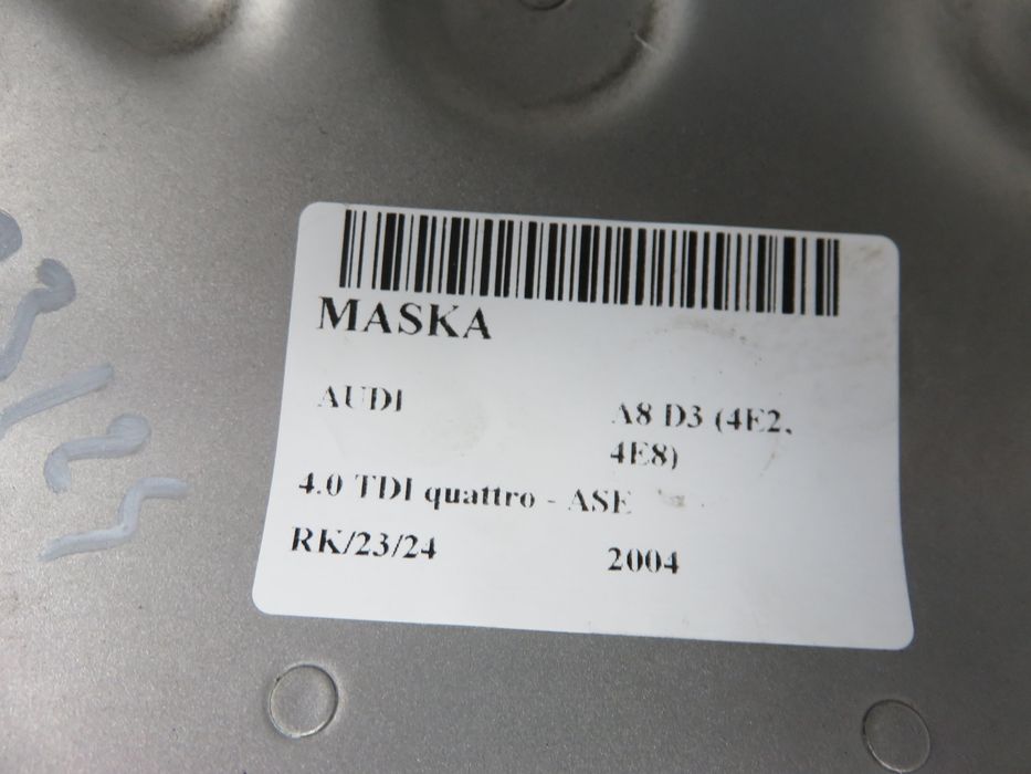 Maska Audi A8 D3 Ly7w/5b5b