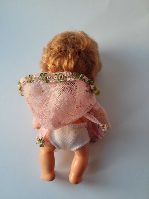 Лялька ГДР гумова, вінтаж 18см рідний одяг