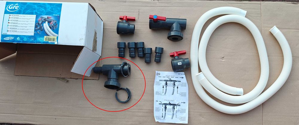 Gre AR2000 Zestaw Bypass do pomp ciepła elektrolizy podgrz solarnych