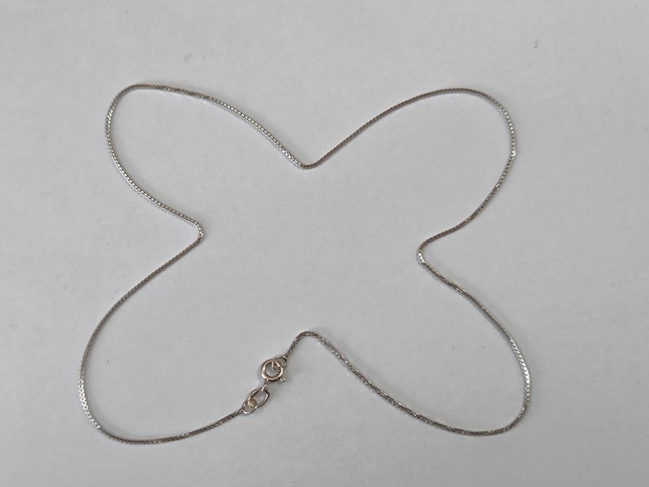 Цепочка из белого золота 40см, 1.75г