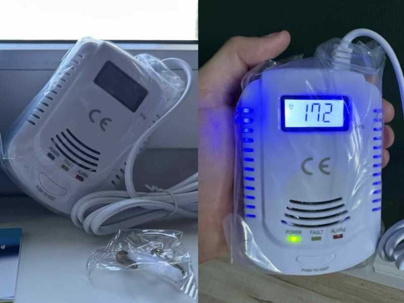 Czujnik Do Pieca w Łazience Junkersa ITP Detektor Czadu I Gazu NOWY