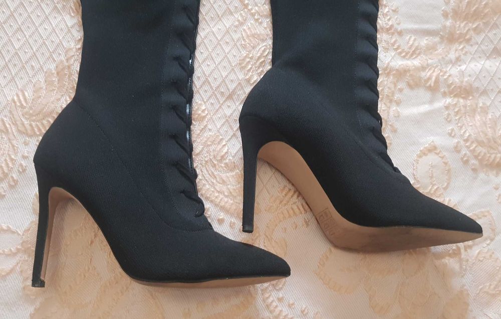 botas pretas altas aldo (oportunidade)