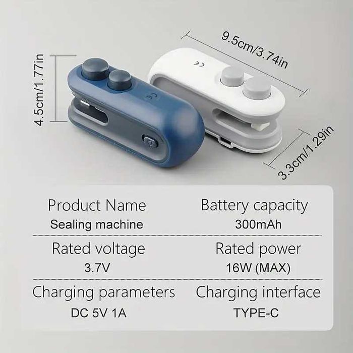 Портативный мини запайщик пакетов с usb зарядкой