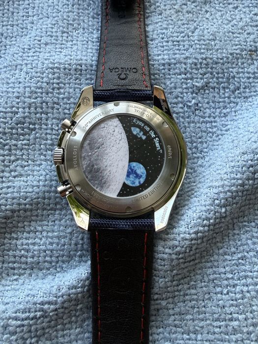 Omega Speedmaster Silver Snoopy Award 50th Anniversary