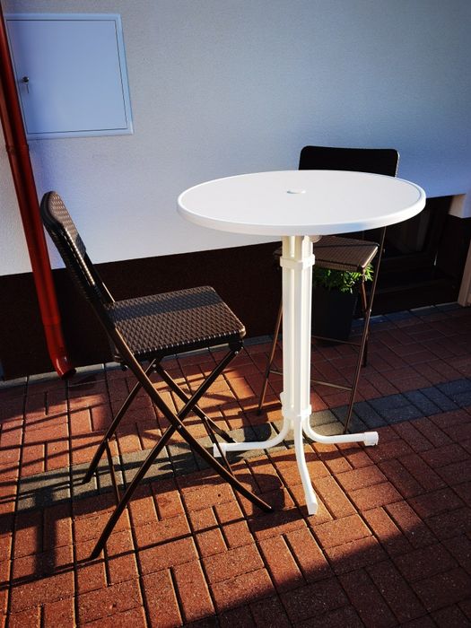 Stolik stół barowy ogrodowy wysoki hokery