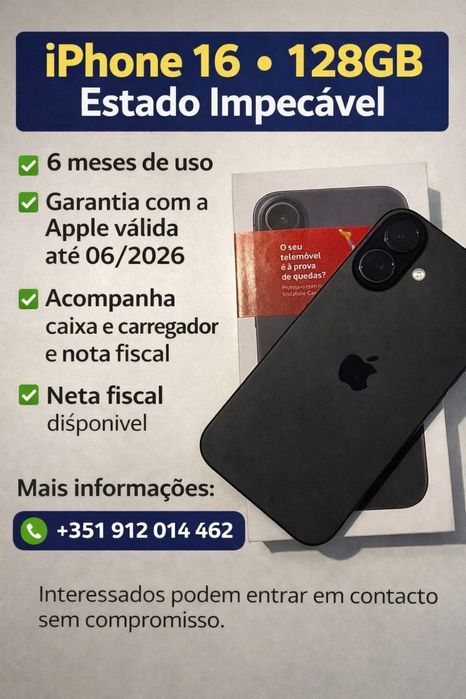 Iphone 16 estado de zero