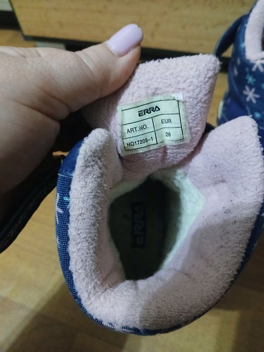 Зимові ботинки для дівчинки