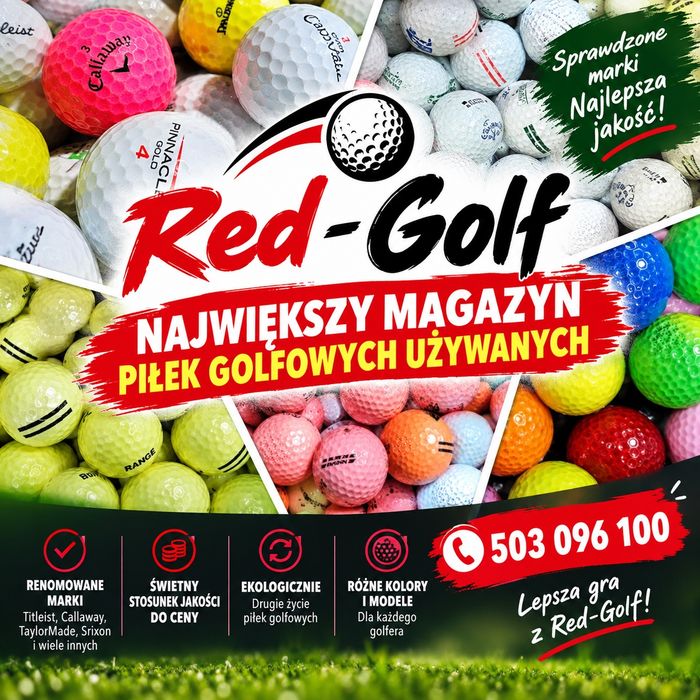 100szt. Pilki golfowe range mix.