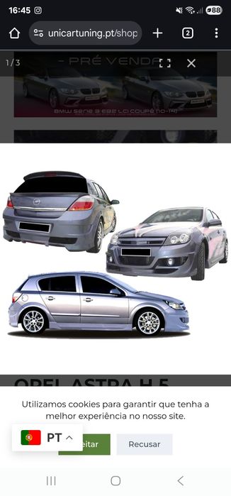 Opel astra h kit tunning