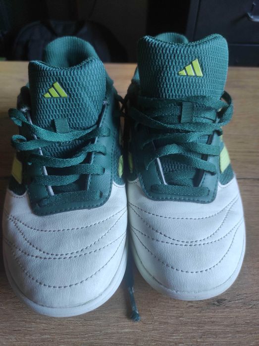 Buty piłkarskie Halówki Adidas Sala zielono - białe rozmiar 37 1/3