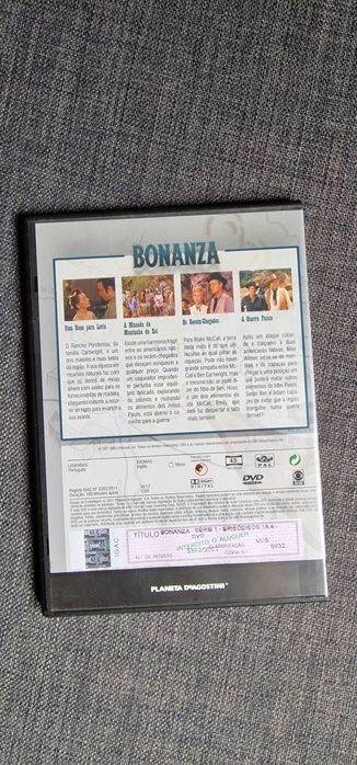 DVD Série 1 "Bonanza" Episódios 1 a 4