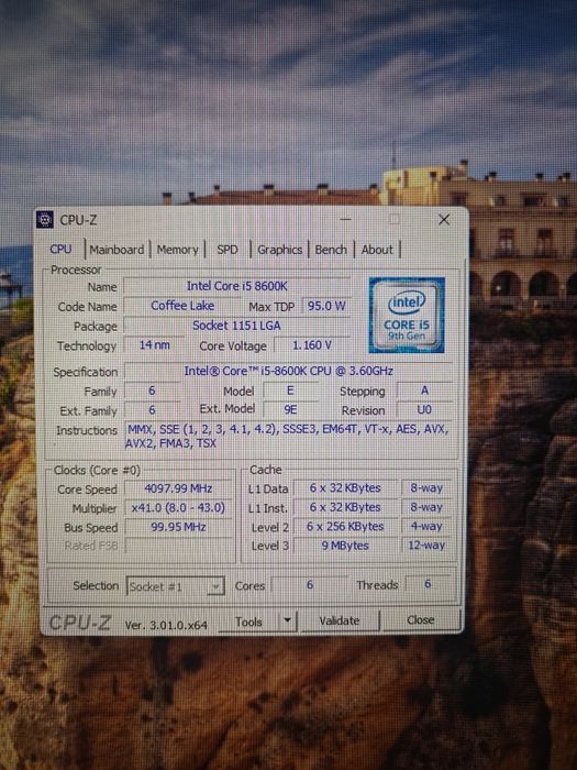 Komputer gamingowy – i5-8600K / GTX 1070 Gigabyte G1 8gb/ 16 GB RAM