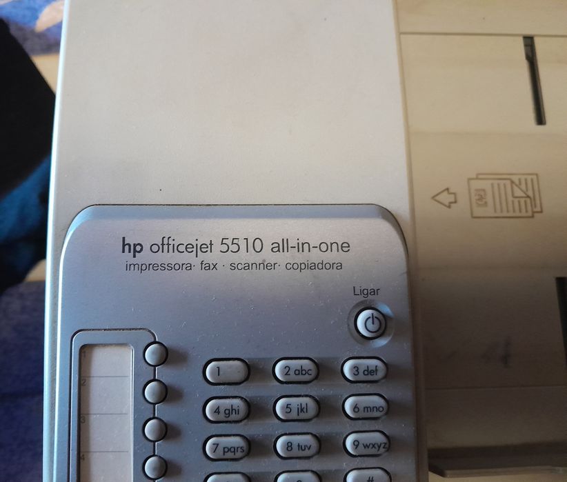 Impressora HP . Copia .  Scanner. Fax. Hp officejet .5510 . All-in-on