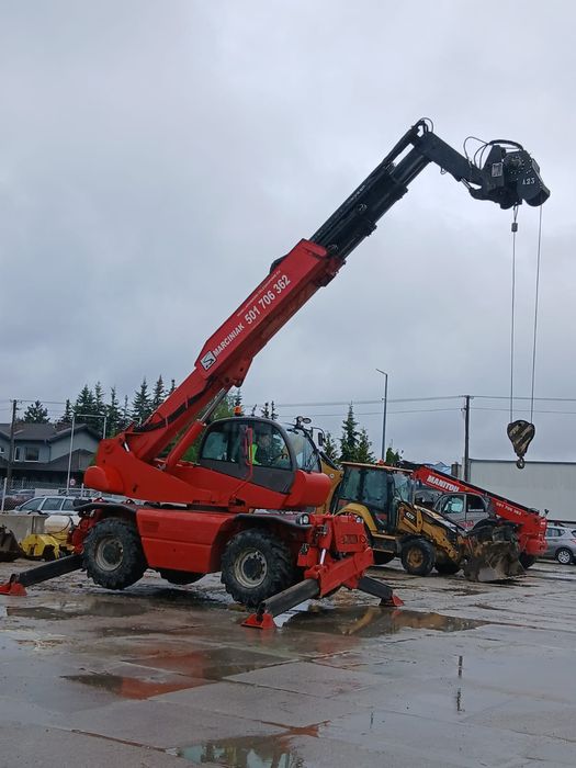 Manitou MRT 2150 ROTO | Perkins | Kosz + Widły + Wciągarka | UDT