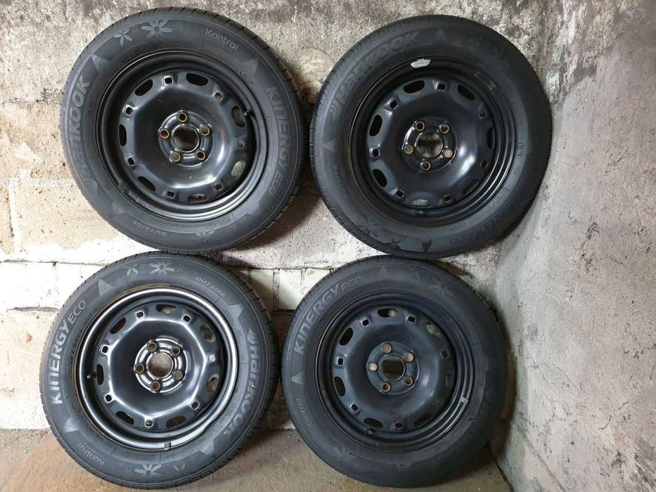 Felgi stalowe R14 5x100 opony letnie 165/70R14 5,8mm VW Skoda Seat