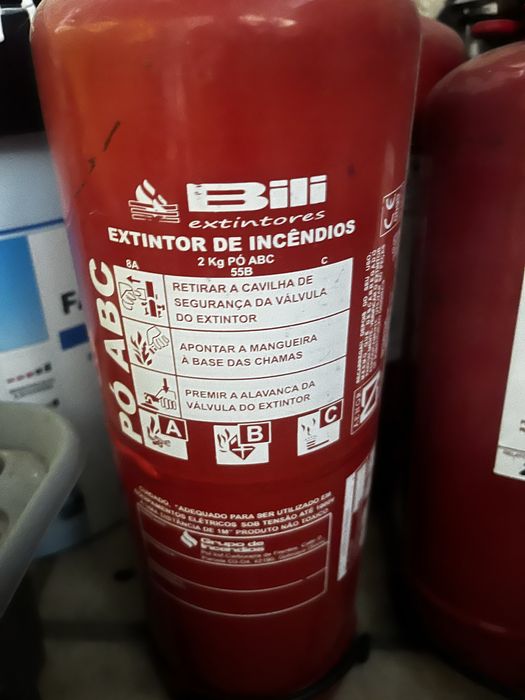 Extintor Pó Químico 2kg