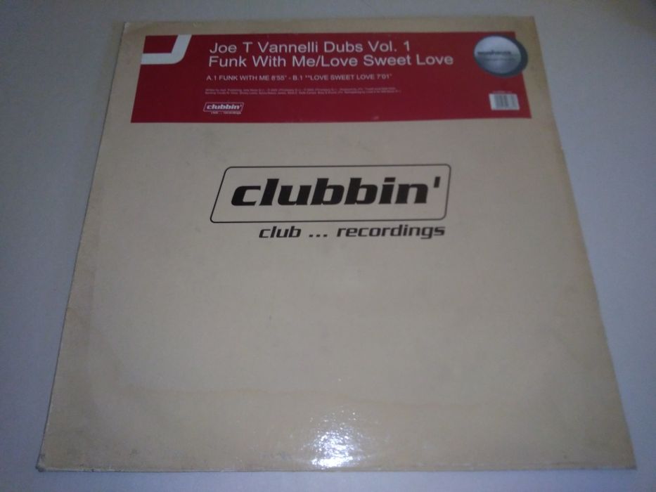 Joe T. Vannelli – Dubs Vol. 1 (Funk With Me / Love Sweet Love) 2002
