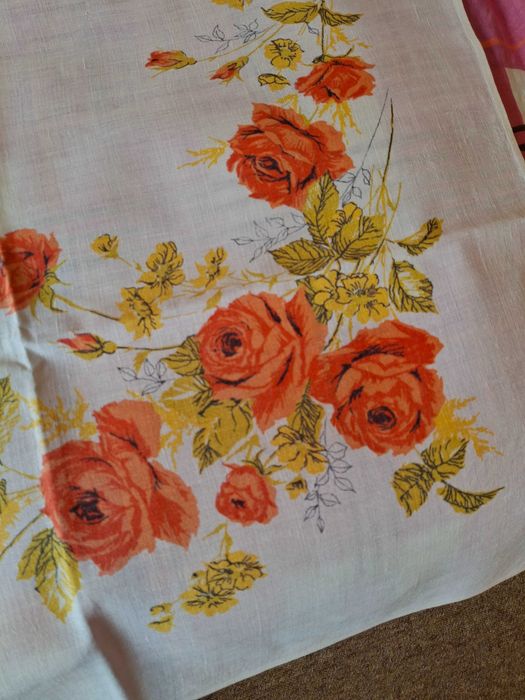Komplet obrusów lnianych PRL 120 x 160