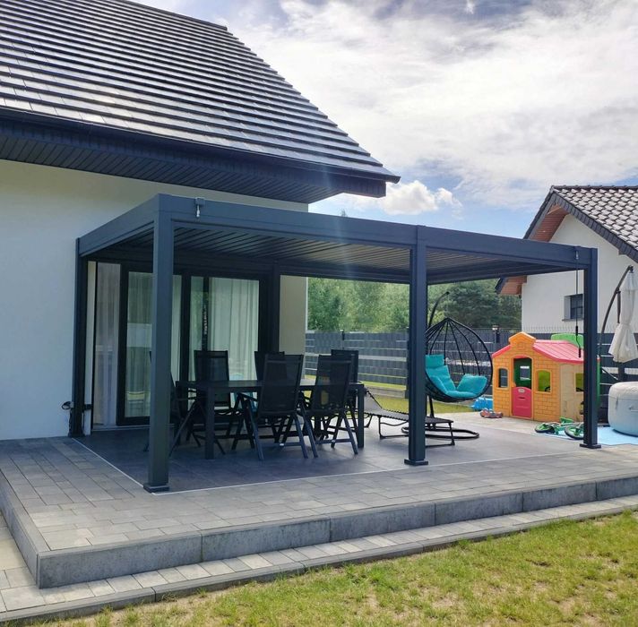 Pergola Ogrodowa Aluminiowa 3×8 PRESTIGE