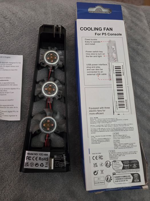PS5 cooling fan cooler