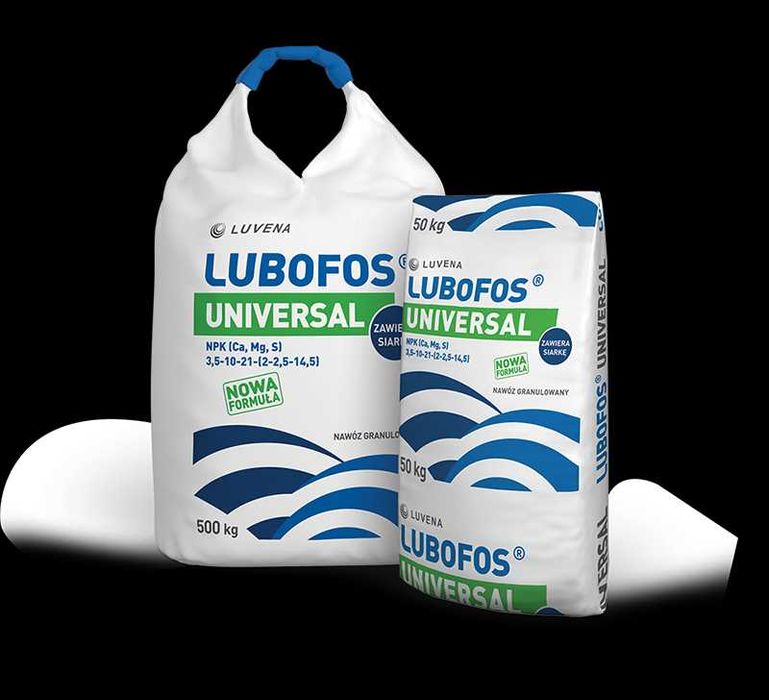 Lubofos Universal NPK 3,5-10-21, polifoska, nawozy, wapno, npk, saletra, wapno granulowane