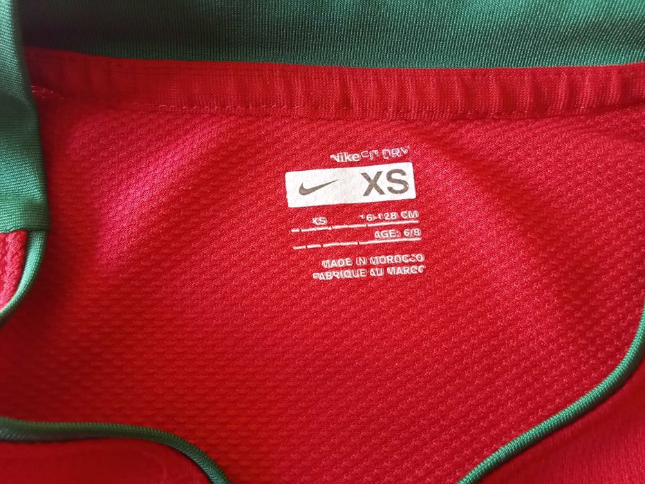 Camisola Futebol Oficial Portugal - Criança 6, 7, 8, 9 anos