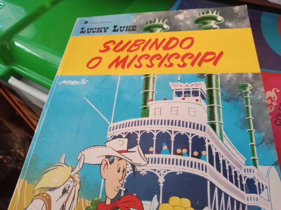 Banda Desenhada Asterix e Obelix Jerry Spring Mark Twain Lucky Luke