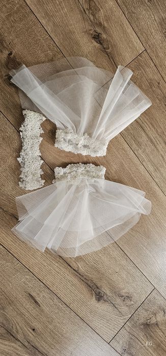 Choker I rękawiczki do sukni ślubnej