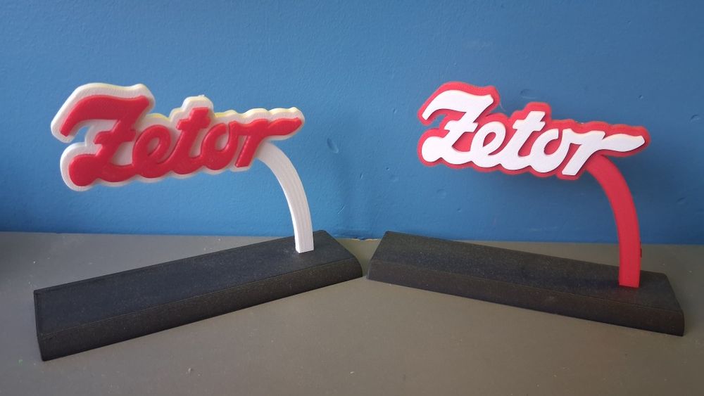 Statuetka 3D Zetor
