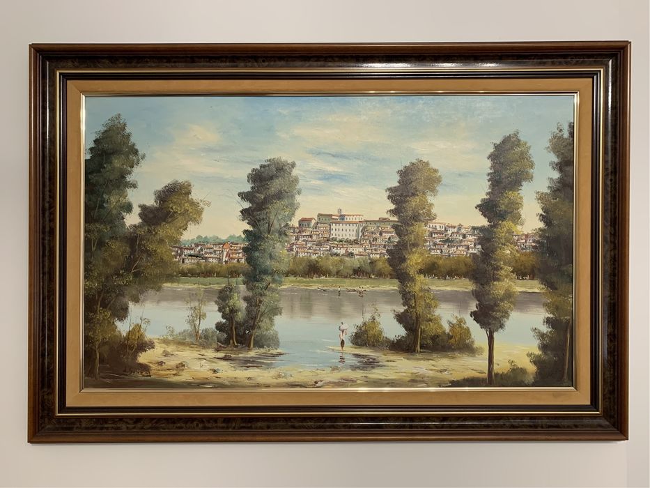 Pintura Original a óleo de Coimbra J. Sobral